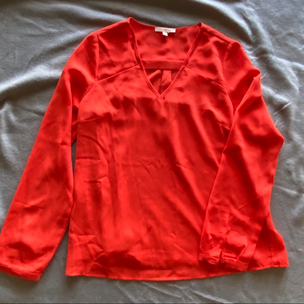 V-neck blouse